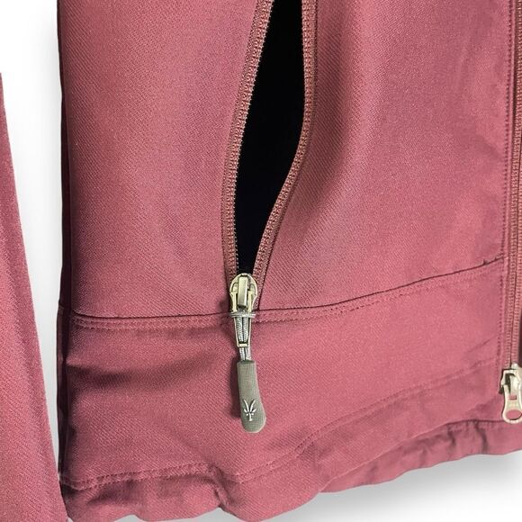 IBEX Climawool Cirrus Jacket Softshell Burgundy/Maroon Merino Wool - Picture 4 of 12